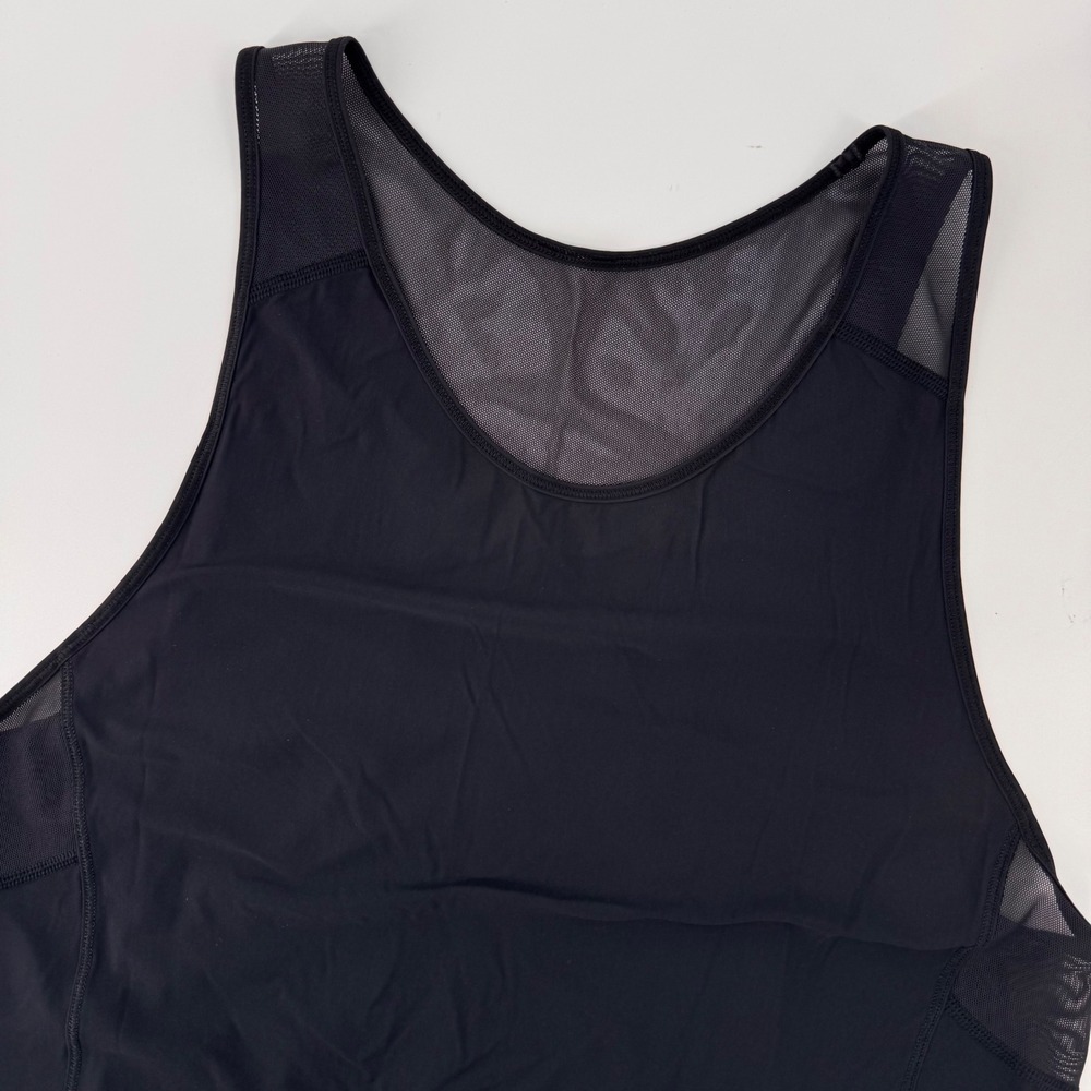 Lululemon Sculpt Tank Top Women 6 Black Mesh Panel Breathable Activewear